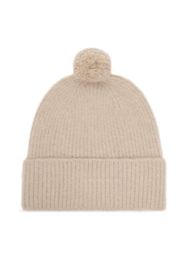 Calvin Klein Czapka Emblem Brushed LV04D8067G Beżowy. Kolor: beżowy. Materiał: poliamid, nylon