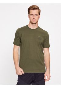 Aeronautica Militare T-Shirt 232TS2129J609 Zielony Regular Fit. Kolor: zielony. Materiał: bawełna