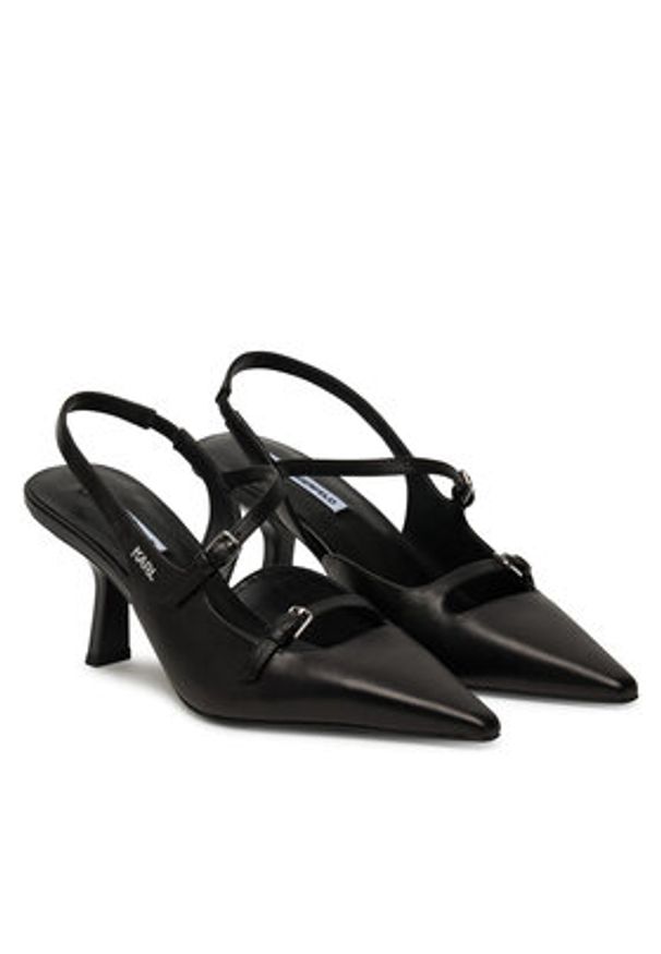 Karl Lagerfeld - KARL LAGERFELD Szpilki KL33623 Czarny. Kolor: czarny. Materiał: skóra. Obcas: na szpilce