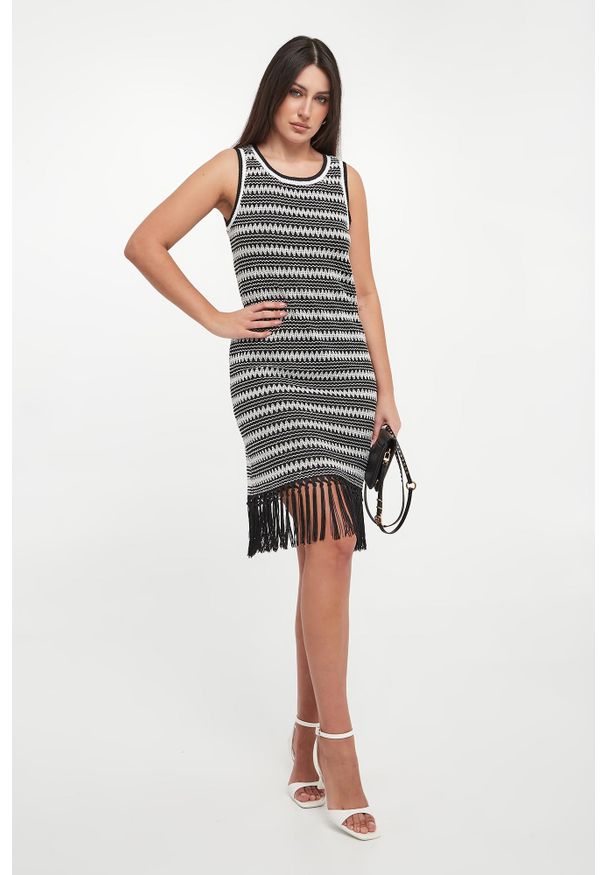 Sportalm - Sukienka mini haftowana SPORTALM. Wzór: haft. Długość: mini