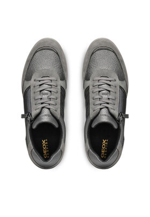 Geox Sneakersy D Ilde D46RAA 02N22 C9002 Szary. Kolor: szary. Materiał: skóra