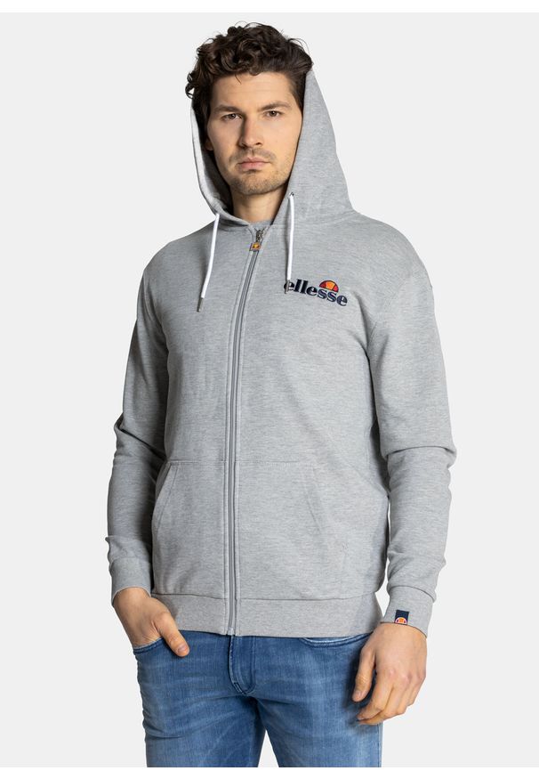 Bluza z kapturem męska Ellesse Briero Regular Fit Szary. Typ kołnierza: kaptur. Kolor: szary. Wzór: kolorowy. Sezon: lato. Styl: street