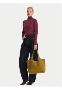 Coccinelle Torebka E1 THE 11 01 Khaki. Kolor: brązowy. Materiał: skórzane, zamszowe #1