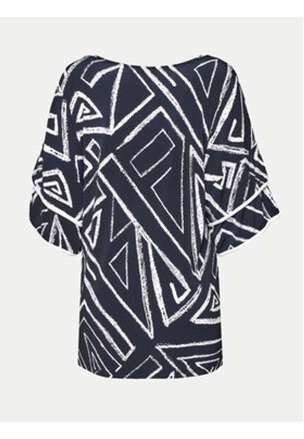 Joseph Ribkoff T-Shirt 241123 Granatowy Regular Fit. Kolor: niebieski. Materiał: syntetyk