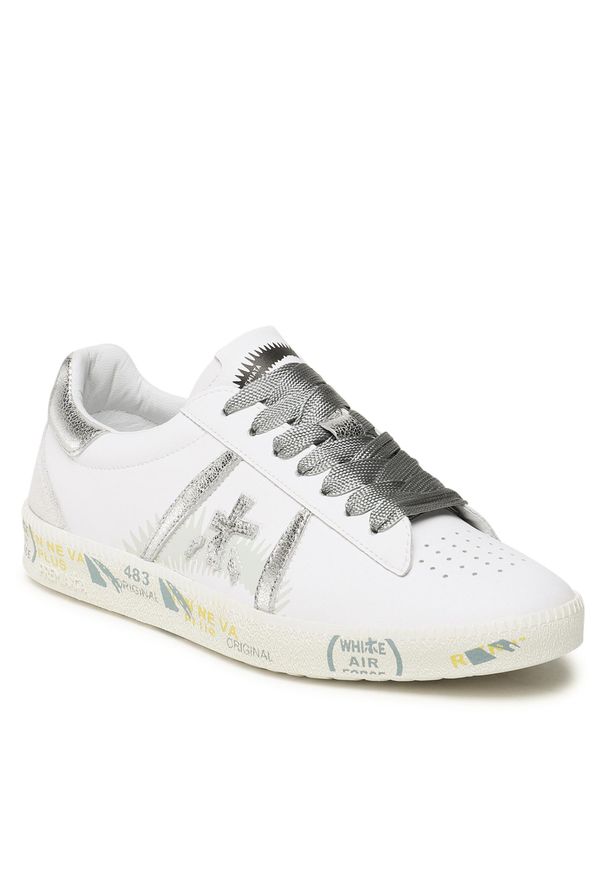 Sneakersy Premiata Andyd 5601 White. Kolor: biały. Materiał: skóra