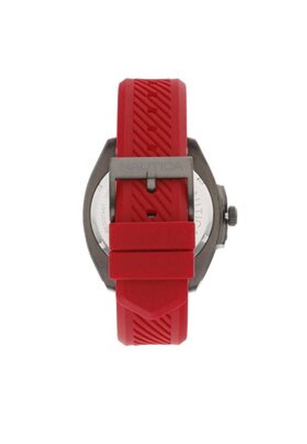Nautica Zegarek NAPTCS223 Czerwony. Kolor: czerwony