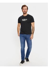 Pepe Jeans T-Shirt Castle PM509204 Czarny Regular Fit. Kolor: czarny. Materiał: bawełna #5