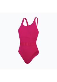 Strój pływacki jednoczęściowy Speedo Shaping LuniaGlow One Piece. Kolor: różowy