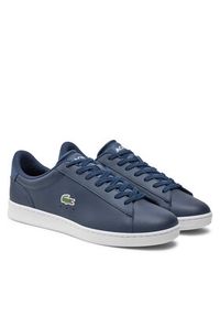 Lacoste Sneakersy 748SMA0011 Granatowy. Kolor: niebieski. Materiał: skóra #4