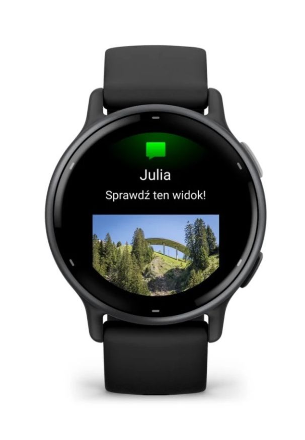 GARMIN - Garmin Vivoactive 5 czarny. Rodzaj zegarka: cyfrowe. Kolor: czarny. Styl: sportowy, casual