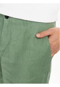 Sisley Szorty materiałowe 4AGHS900O Zielony Regular Fit. Kolor: zielony. Materiał: materiał, len