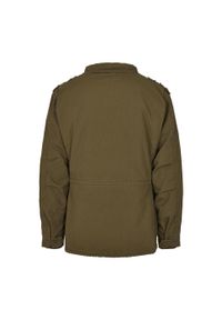 BUILD YOUR BRAND - Męska Kurtka M65 Giant Padded Jacket. Kolor: zielony