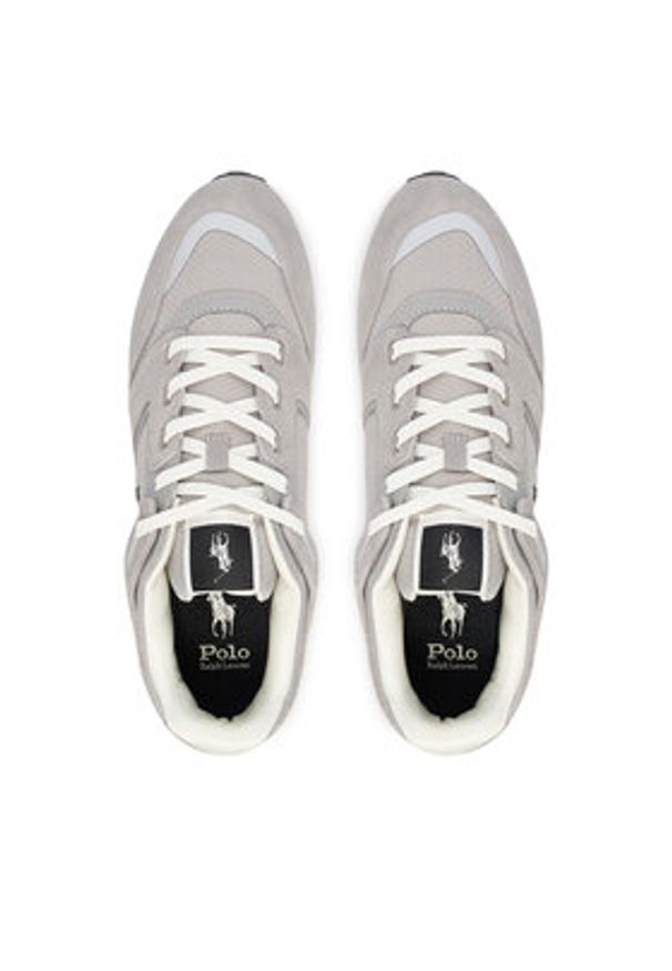 Polo Ralph Lauren Sneakersy 809P01637002 Szary. Kolor: szary. Materiał: skóra, zamsz