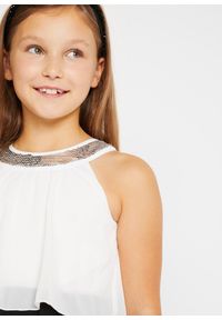 bonprix - Sukienka szyfonowa. Kolor: biały. Materiał: szyfon #3