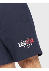 Tommy Jeans Szorty sportowe Tjm Entry Flag DM0DM14271 Granatowy Regular Fit. Kolor: niebieski. Materiał: bawełna. Styl: sportowy #3