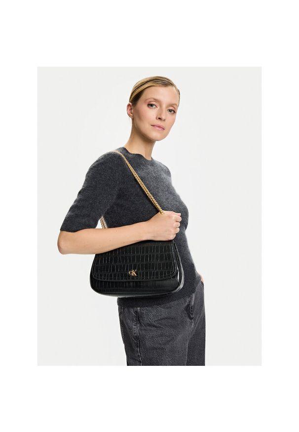 Torebka Calvin Klein. Kolor: czarny