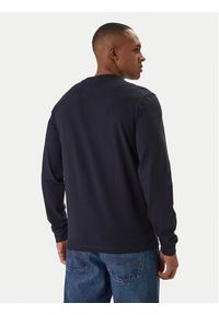 Napapijri Longsleeve S-Box Logo NP0A8BC5 Granatowy Regular Fit. Kolor: niebieski. Materiał: bawełna. Długość rękawa: długi rękaw #4