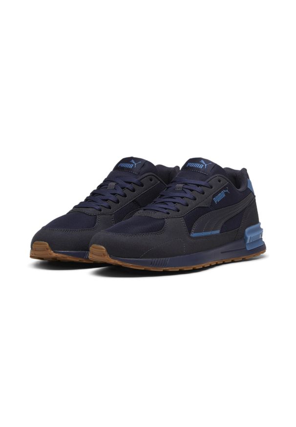 Puma - Buty sportowe Graviton PUMA Navy New Blue Horizon. Zapięcie: sznurówki. Kolor: niebieski. Materiał: materiał, tkanina, syntetyk. Szerokość cholewki: normalna. Sport: turystyka piesza