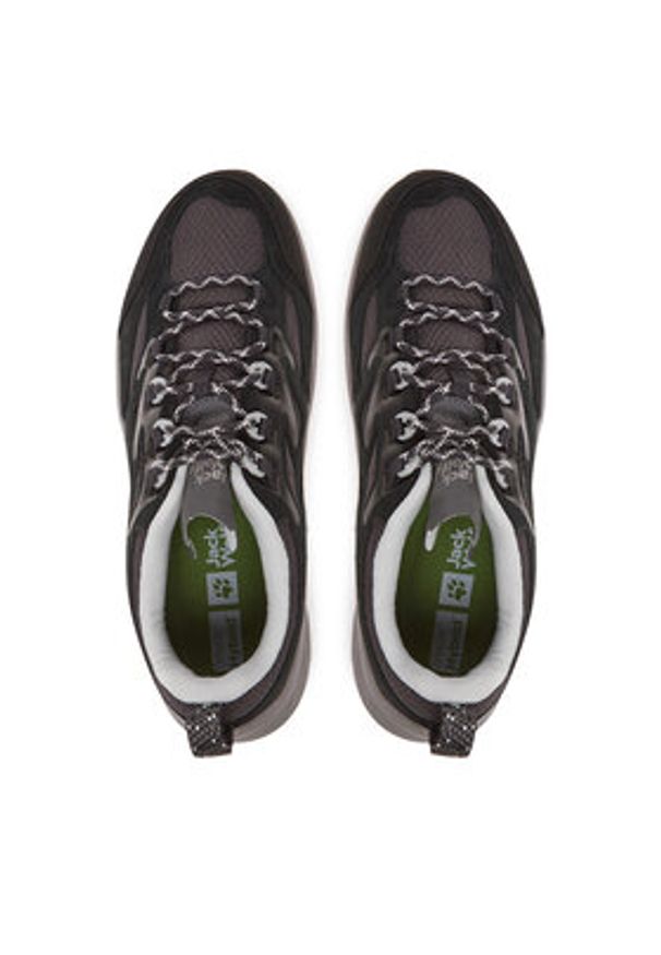Jack Wolfskin Trekkingi Cyrox Vent Low A64089 Czarny. Kolor: czarny. Materiał: skóra. Sport: turystyka piesza