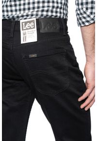 Lee - LEE BROOKLYN STRAIGHT MĘSKIE SPODNIE JEANSOWE CLEAN BLACK L452JBCS