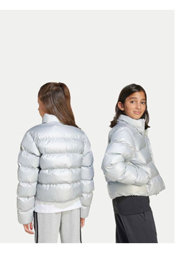 Adidas - adidas Kurtka zimowa Glam JM1670 Szary Regular Fit. Kolor: szary. Materiał: syntetyk. Sezon: zima