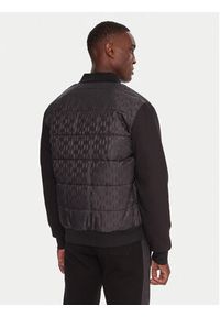 Karl Lagerfeld - KARL LAGERFELD Kurtka bomber 505064554504 Czarny Regular Fit. Typ kołnierza: dekolt w karo. Kolor: czarny. Materiał: syntetyk #5