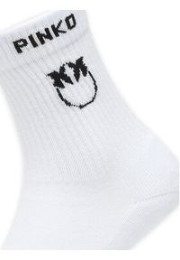 Pinko - PINKO Skarpety długie Noirvegia 106071 A302 Biały. Kolor: biały. Materiał: materiał, bawełna #3