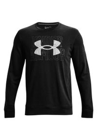 Bluza sportowa męska Under Armour UA Rival Terry Logo Crew. Kolor: czarny, wielokolorowy. Styl: sportowy