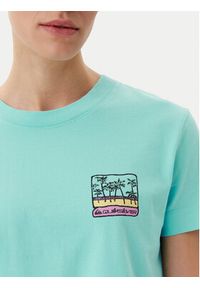 Quiksilver T-Shirt EQWZT03181 Turkusowy. Kolor: turkusowy. Materiał: bawełna #3