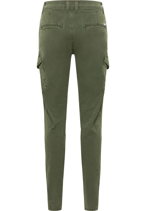 Mustang - MUSTANG DAYTONA CARGO MĘSKIE SPODNIE MATERIAŁOWE MATERIAŁ RIFLE GREEN 1015776 6514. Materiał: materiał