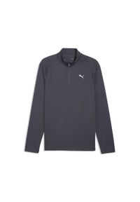 Puma - Męska koszulka treningowa PWRTRAIN z zamkiem 1/4 PUMA. Kolor: szary. Sport: fitness, bieganie #1