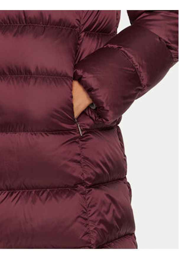 Hetrego - Hetregó Kurtka puchowa Leonie 8N603M Bordowy Regular Fit. Kolor: czerwony. Materiał: syntetyk