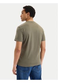 Calvin Klein Jeans T-Shirt SS 30s EU LV04RG800G Zielony ciemny Regular Fit. Kolor: zielony. Materiał: bawełna #5