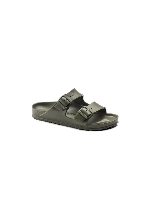 Klapki męskie Birkenstock Arizona Eva. Kolor: brązowy, zielony, wielokolorowy. Materiał: syntetyk, materiał