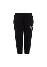 Damskie spodnie dresowe Lonsdale Leeds. Kolor: czarny. Materiał: dresówka