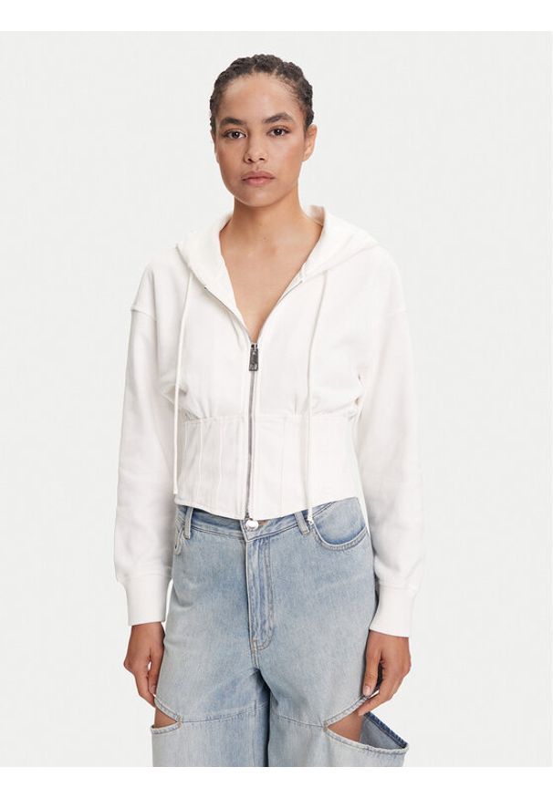 Miss Sixty Bluza 6S1TJ57300 Biały Loose Fit. Kolor: biały. Materiał: bawełna