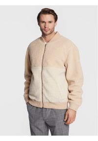 s.Oliver Kurtka bomber 2117853 Beżowy Regular Fit. Kolor: beżowy. Materiał: syntetyk #1