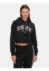 DKNY Sport Bluza DP4T9938 Czarny Regular Fit. Kolor: czarny. Materiał: syntetyk. Styl: sportowy