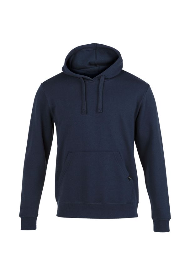 Joma - Bluza dresowa sportowa męska Montana Hoodie. Kolor: niebieski. Materiał: bawełna, poliester