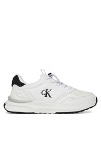 Calvin Klein Jeans Sneakersy V3X9-83010-1464X002 Biały. Kolor: biały. Materiał: skóra