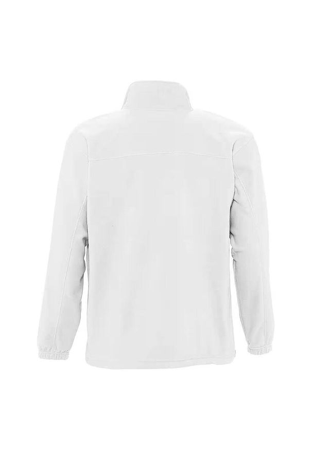 SOL'S - Damska Bluza Polarowa North Fleece Jacket. Kolor: biały. Materiał: polar. Sezon: zima