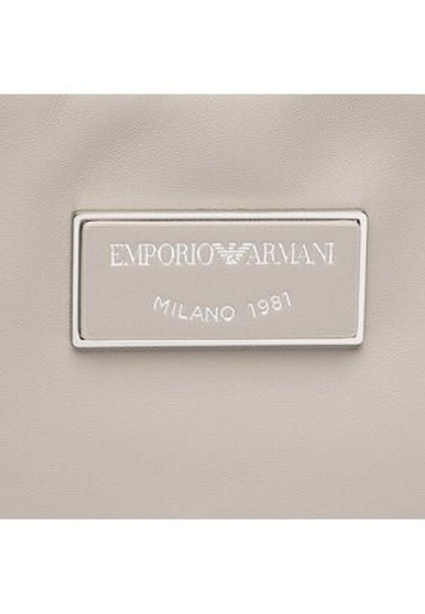 Emporio Armani Torebka Y3D166 Y478E 80049 Szary. Kolor: szary. Materiał: skórzane