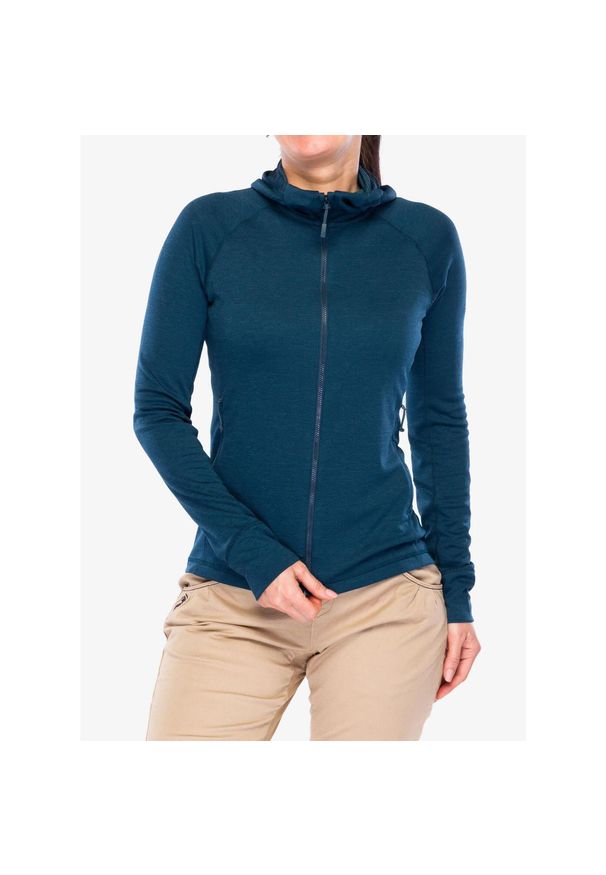 Bluza z kapturem damska Rab Planar Hoody. Typ kołnierza: kaptur. Kolor: zielony