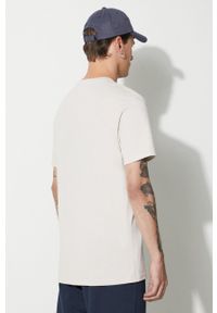 columbia - Columbia t-shirt męski kolor beżowy z nadrukiem. Okazja: na co dzień. Kolor: beżowy. Materiał: bawełna. Wzór: nadruk. Styl: casual #2