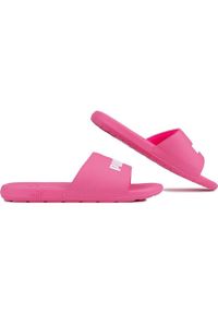 Klapki plażowe dziecięce Puma Cool Cat 2.0 Jr. Okazja: na plażę. Kolor: biały, różowy, wielokolorowy