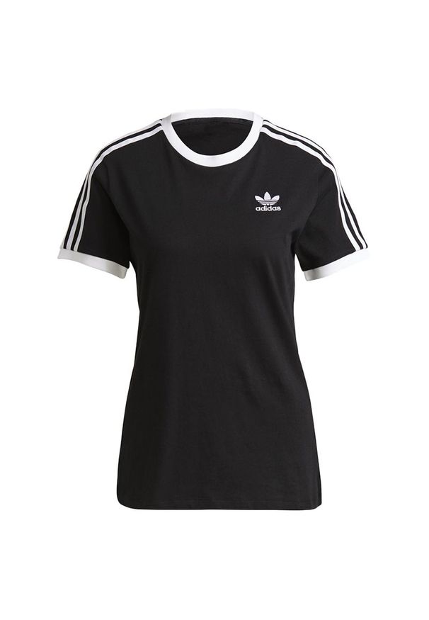 Adidas - Koszulka adidas Adicolor Classics 3-Stripes Tee GN2900 - czarne. Kolor: czarny. Materiał: bawełna. Długość rękawa: krótki rękaw. Długość: krótkie