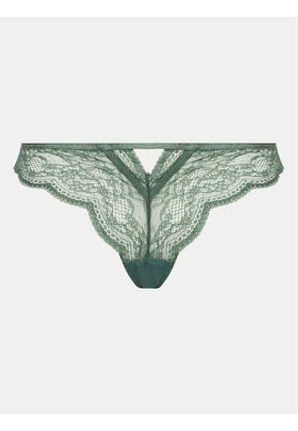 Hunkemöller Figi brazylijskie Isabelle 204685 Zielony. Kolor: zielony. Materiał: syntetyk