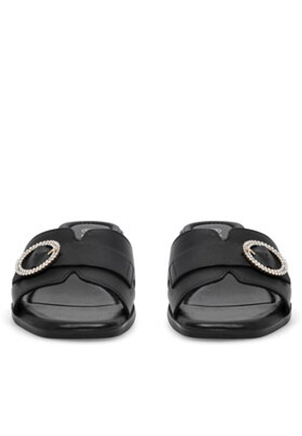 Lasocki Klapki WI16-MENA-13 Czarny. Kolor: czarny. Materiał: skóra