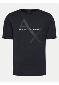 Armani Exchange T-Shirt 8NZT76 Z8H4Z 1510 Granatowy Regular Fit. Kolor: niebieski. Materiał: bawełna