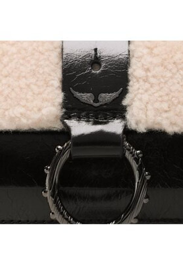 Zadig&Voltaire Torebka Kate Wallet LWBA00237 Écru. Materiał: skórzane